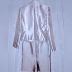 BNWT TAHARI LUXE Women’s Silver Business Suit Set Gray Size 4 Photo 3