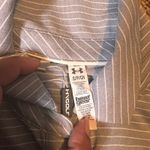 Under Armour  HeatGear Golf‎ Polo Shirt Striped Fitted UPF 50+ Small Photo 1