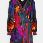 Farm Rio NWT  FLOWER SEASON SCARF WRAP MINI DRESS - Day dress Photo 5