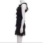 Cushnie et Ochs  bliss silk ruffle dress LBD sz 0 Photo 3