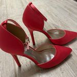 Pink Pointed Toe Satin Pumps Size 7.5 Photo 2