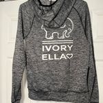 Ivory Ella Zip Up Hoodie Photo 1