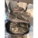 Stella & Dot Women's Crush It Black Quilted Nylon Backpack Bag Gym Travel Lined Photo 4