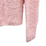 Arizona Jeans  Pink Fuzzy Teddy Knit Sweater Photo 1