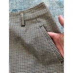 Guess  Cream Brown Black Houndstooth Mini Pencil Skirt w Pockets Size 28" Photo 4