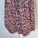 Gap Gray and Pink Floral Cotton Shirt Dress NWT Size O Petite Mini Shirt Dress Photo 3