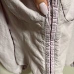 Aritzia Wilfred Muse Linen Corset Blouse Lilac Purple- Size Small Photo 8