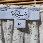 Rails  Kirstie Floral Linen Blend Top Shirt Medium Photo 3