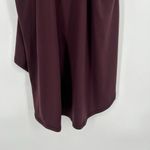Athleta Essence Relaxed High Low Hem Tank Top Burgundy Racerback Size S Photo 7