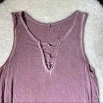 American Eagle Soft & Sexy Dusty Pink Sleeveless Crisscross Tank Top Photo 1