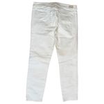 Paige  Denim Women’s Size 28 White Roxie Capri Jeans Photo 2