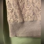 Merona ⭐️ lavender lace front cardigan size small Photo 6