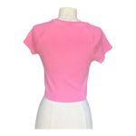 American Eagle  Outfitters Aerie Shirts Blue & Pink Short Sleeve Women Size Small Photo 12