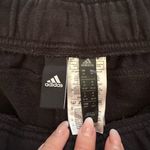 Adidas Black Women's Shorts with White Stripes Medium Photo 1