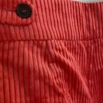 Sézane Sezane Pantalon Mitchell Corduroy Orange Straight Pants Photo 4