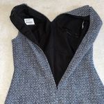 St. John  Tweed‎ V-Neck A-Line Dress Black Blue Multi Size 6 NWT Photo 10