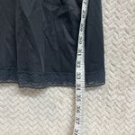 Vanity Fair Vtg Vanity Fair Black Lace Trim Slip Dress size 34 | goth witchy romantic Photo 4