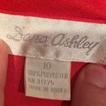 Dana AshleyVintage Red Button Down Collard Shorts Sleeves.Pleated Blouse Sz 10. Photo 11