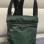 Prada  Nylon Green Crossbody Bag Photo 0