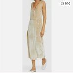 Vince  NWT Panne champagne Sleeveless Wrap velvet Dress, s Photo 2