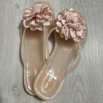 Cape Robbin Light Pink Flower Sandals Photo 4