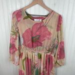 Chicwish NEW  Spring Scenery Floral Maxi Dress Pink Nude Women's Size XXL Photo 3