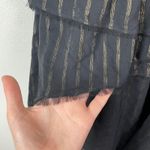 Derek Lam NWT 10 Crosby Black Gold Striped Sleeveless Ruffle Dress Sz 0 Jackie Photo 6