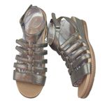 Dansko * Athena Sandals Womens 39 Silver Metallic Strappy Comfort Resort Travel Photo 1