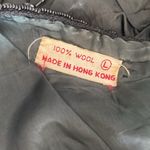 VINTAGE Sequin Tank Womens Sz Large 100% Wool Black Cocktail Photo 6