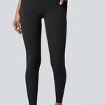 Halara  Softlyzero™ Crossover Pocket Plain Leggings-UPF50+ Photo 0