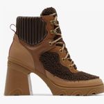 Sorel Women's Brex heel Brown Lace-Up Boots NEW Photo 2