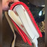 Kate Spade Authentic  Stiched/straw/leather TWIST LOCK Shoulder/ Crossbody Bag Photo 2