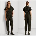 Ralph Lauren Lauren Denim Short Sleeve Jumpsuit Photo 1
