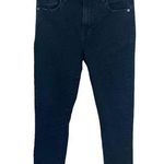 Pistola high rise distressed cropped skinny jeans in washed black size 28 Photo 0