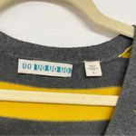 Urban Outfitters Grey & Yellow Striped Cardigan Sweater Womens S Duster Preppy Photo 2