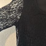 Fashion Bug Black floral lace mini dress Photo 5