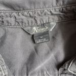 Natural Reflections Grey Button Down Long Sleeve Shirt Front Pockets size medium Photo 3