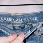 American Eagle  Comfort Stretch Waistband Super High Rise Baggy Straight Leg Jean Photo 1