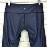 Lululemon Wunder Under Crop Denim Legging Womens Size 4 Deep Indigo Rare Photo 7