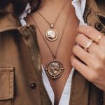 Urban Outfitters Gold Coin Double Wrap Necklace Photo 0