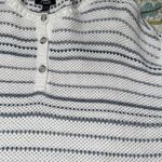 CHAPS  by Ralph Lauren women's size XL Blue and White Striped Sweater long sleeve Photo 2
