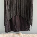 ASOS Black Petite Bodycon Fringe Dress Photo 10