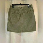Eddie Bauer Women’s Green  Corduroy Skirt Photo 1