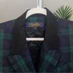 Brooks Brothers  Women’s Vintage Worsted Wool Tartan Plaid‎ Blazer Photo 2