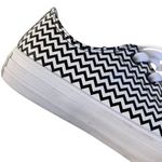 Converse EUC Leather Chuck 70 Mission-V-O Sneakers Black White Chevron Size 7 Photo 2