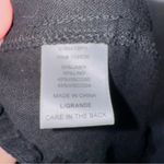 Love Tree Black high Waisted Linen Blend Straight Leg Ankle Crop Pants large Photo 4