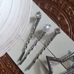 Star Hair Barrette w/ Rhinestones and Hairpins Photo 1