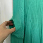 LOGO By Lori Goldstein 4/$25 Logo Lori Goldstein Camilla Tank Dress Caribbean Sea Midi Eyelet Hem Sz XS Photo 4