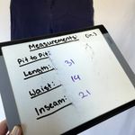 Dockers stretch stain defender blue jeans cotton du pont women's size 6 pants Photo 2