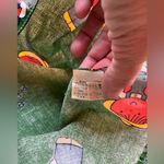 Vintage Rare Dick Bruna Miffy 1984 Meris Large Brigt Circular Lightweight Tote Green Photo 3